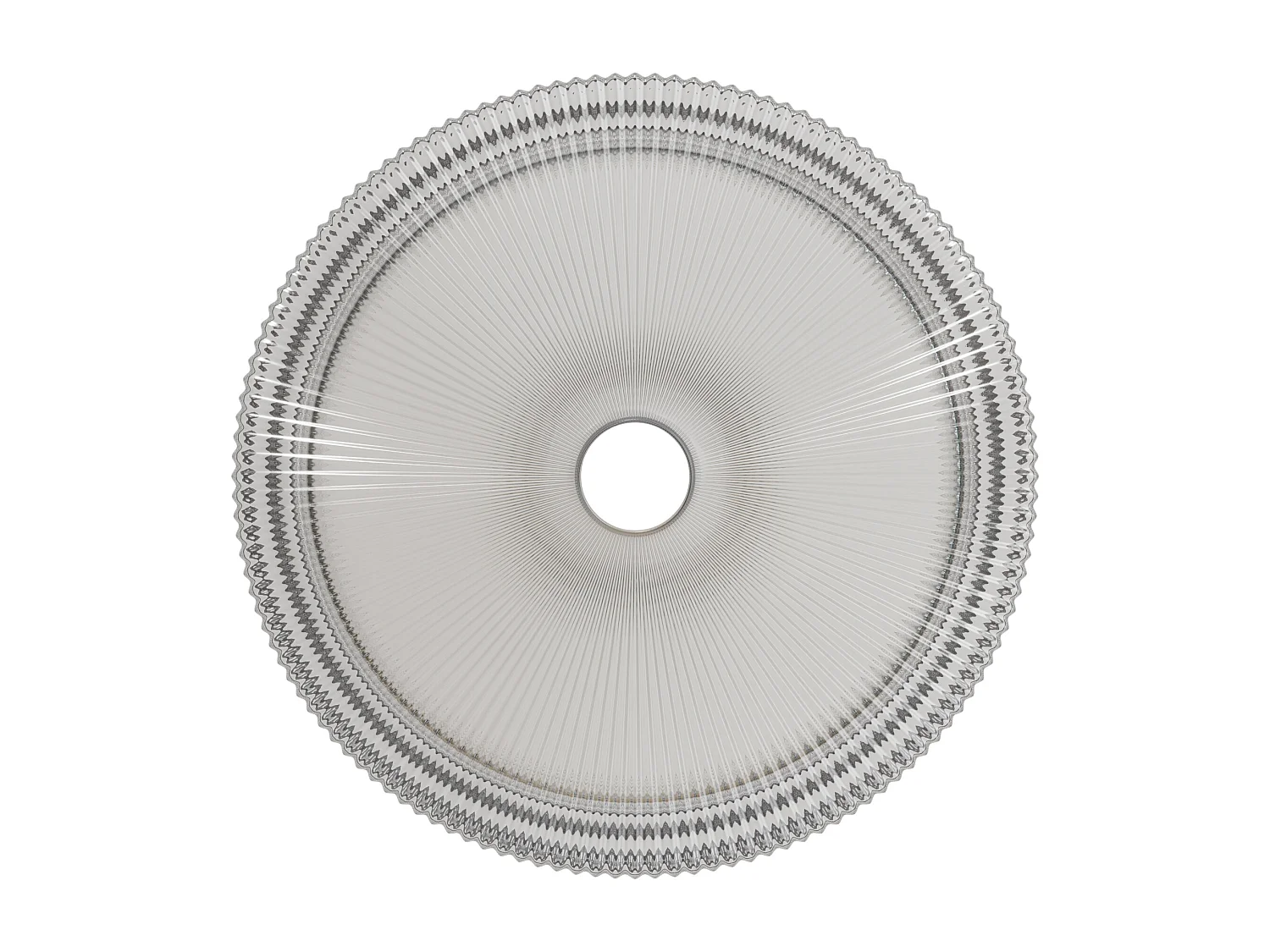 Lavabo rond en cristal transparent, design élégant sans robinet, verre trempé (36x36x11.5cm)