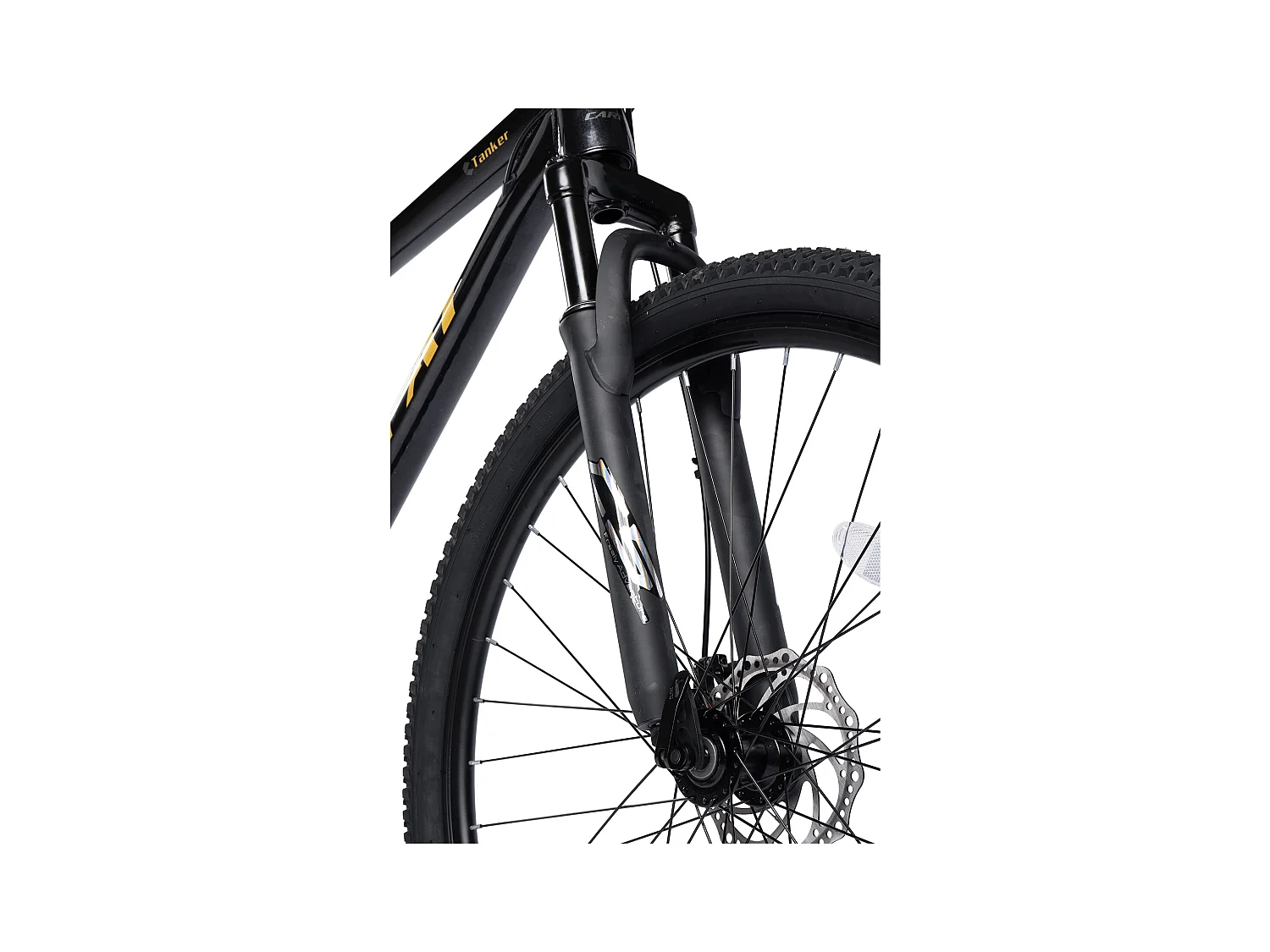 VTT Hardtail 29 pouces avec suspension 100mm, cadre en alliage d'aluminium, transmission 21 vitesses, freins à disque mécaniques, noir (145x74x19.5cm)