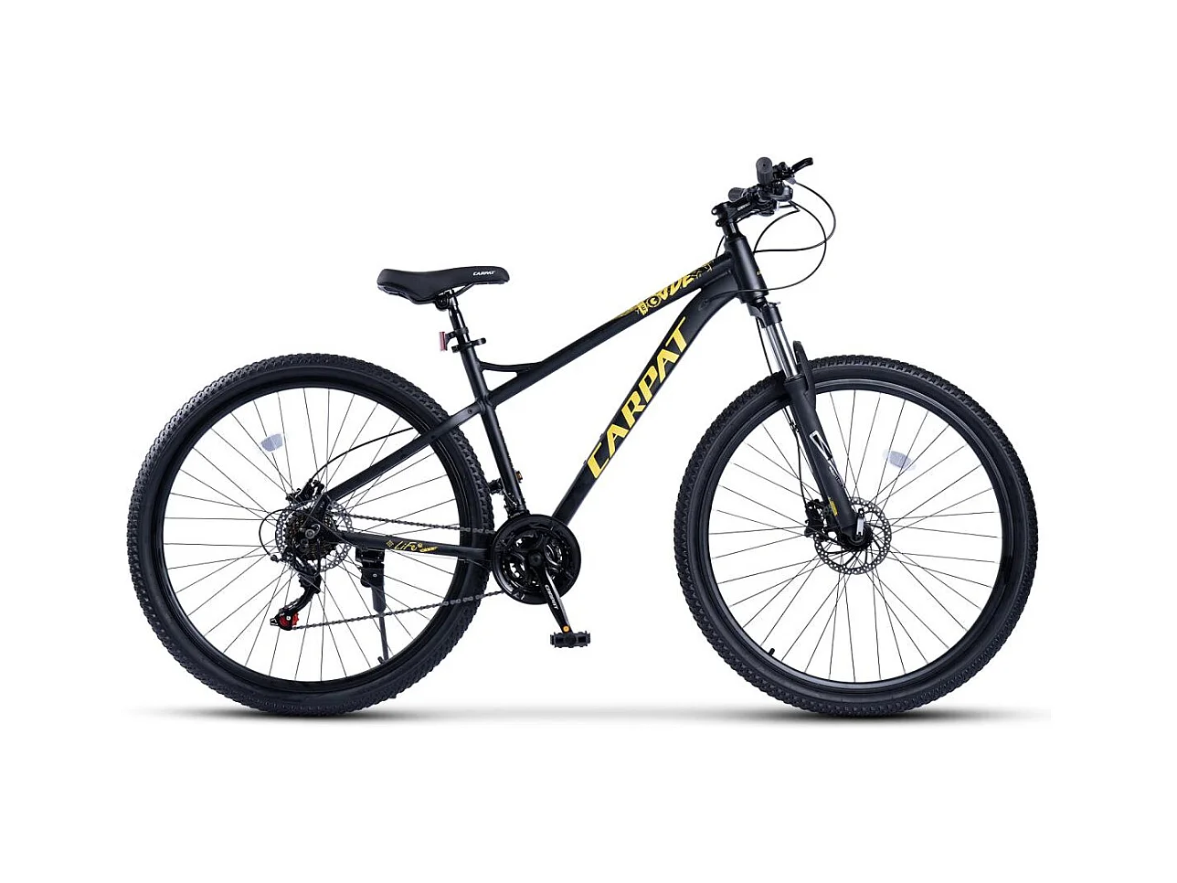 Mountain bike da 29 pollici, 21 velocità, freni a disco idraulici, telaio hardtail in alluminio, nero (146x76x20 cm)