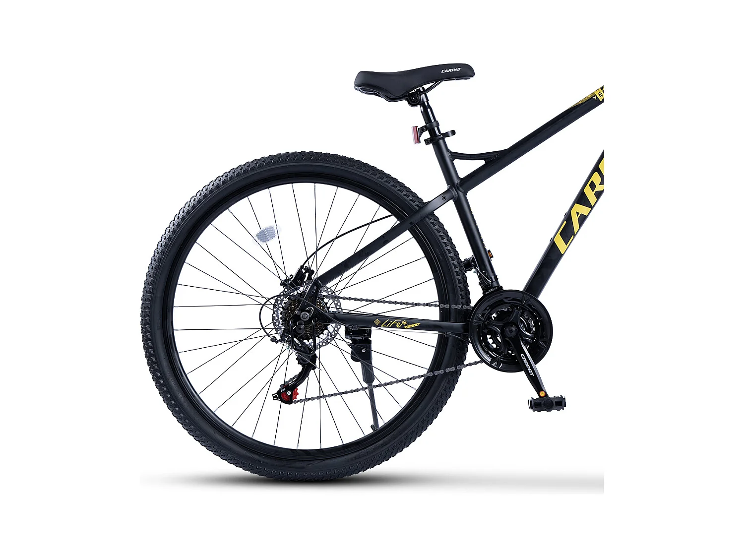 Mountain bike da 29 pollici, 21 velocità, freni a disco idraulici, telaio hardtail in alluminio, nero (146x76x20 cm)