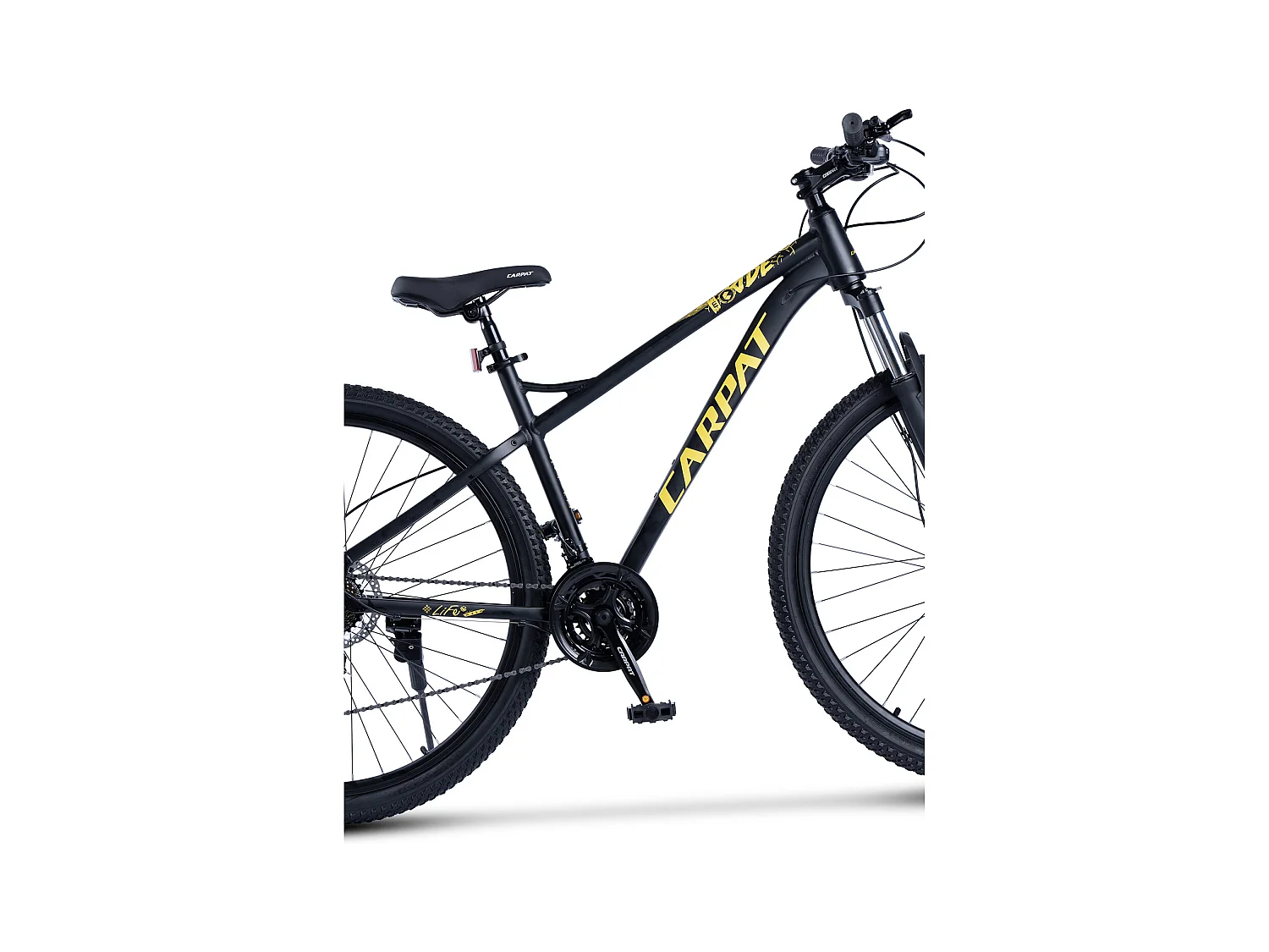 Mountain bike da 29 pollici, 21 velocità, freni a disco idraulici, telaio hardtail in alluminio, nero (146x76x20 cm)