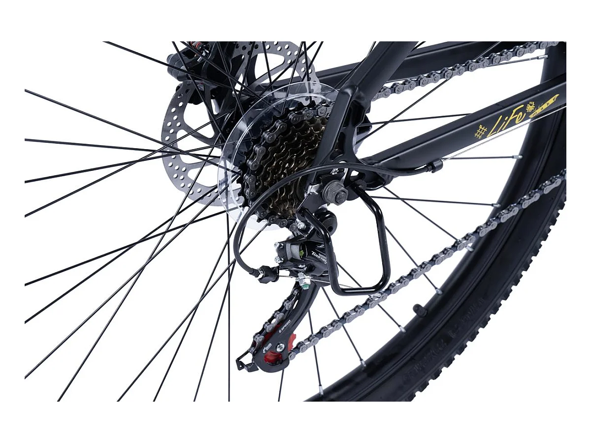 Mountain bike da 29 pollici, 21 velocità, freni a disco idraulici, telaio hardtail in alluminio, nero (146x76x20 cm)