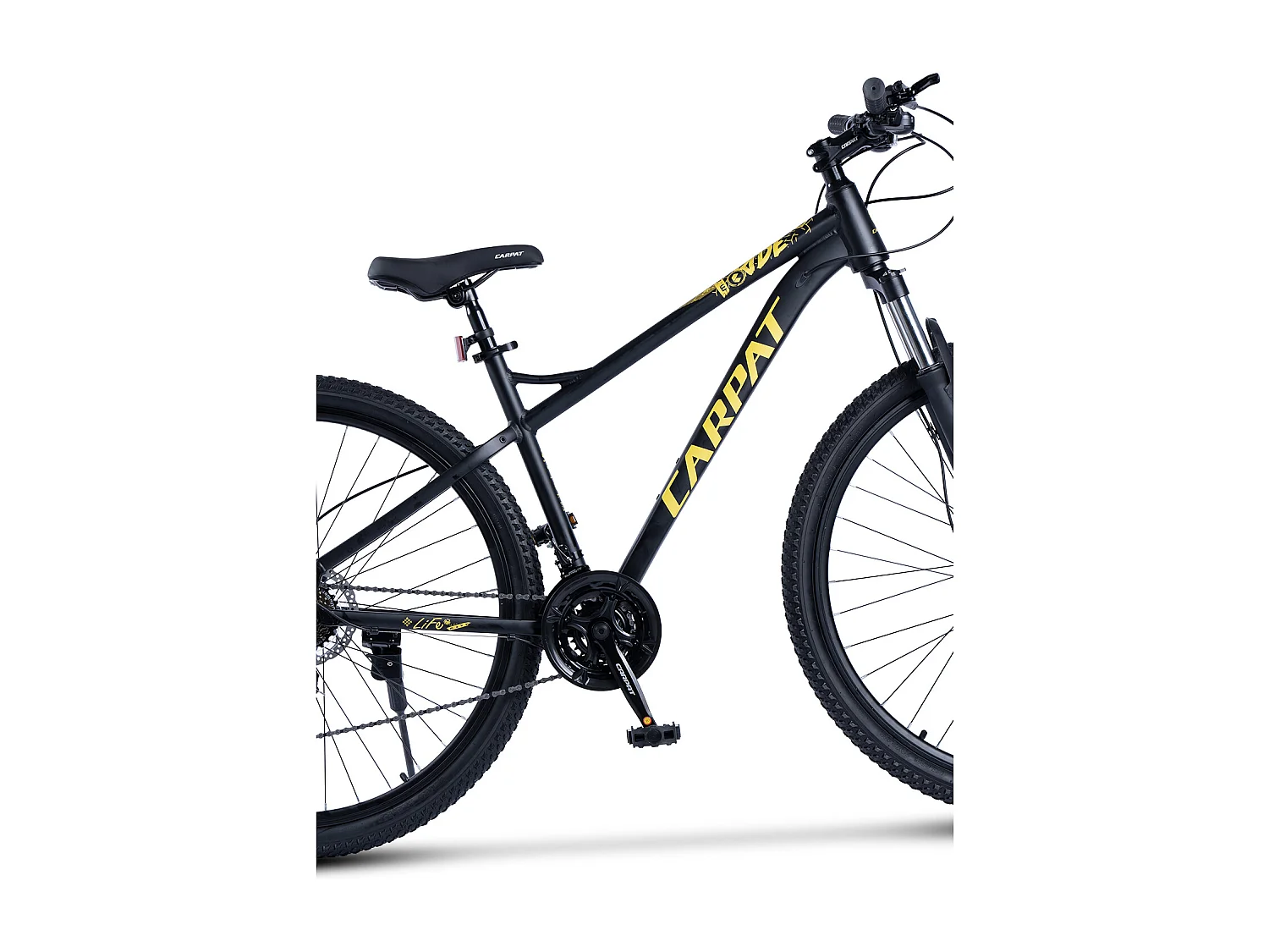 Mountain bike da 29 pollici, 21 velocità, freni a disco idraulici, telaio hardtail in alluminio, nero (146x76x20 cm)