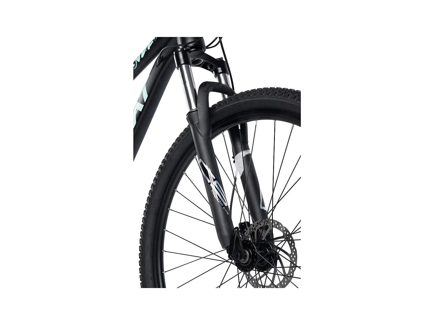 Mountain bike da 29 pollici con cambio a 21 velocità, freni a disco idraulici, telaio hardtail in alluminio, nero (146x76x20cm)