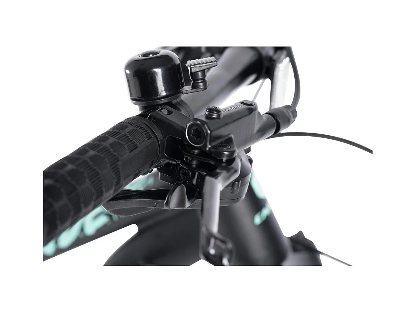 Mountain bike da 29 pollici con cambio a 21 velocità, freni a disco idraulici, telaio hardtail in alluminio, nero (146x76x20cm)