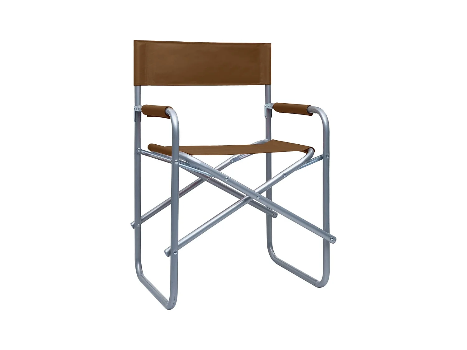 Regisseursstoelen Set van 2 Bruin Staal