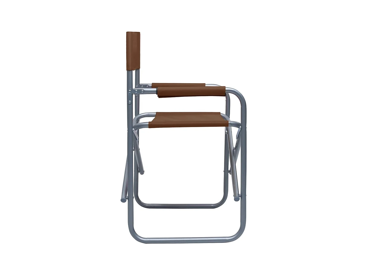 Regisseursstoelen Set van 2 Bruin Staal