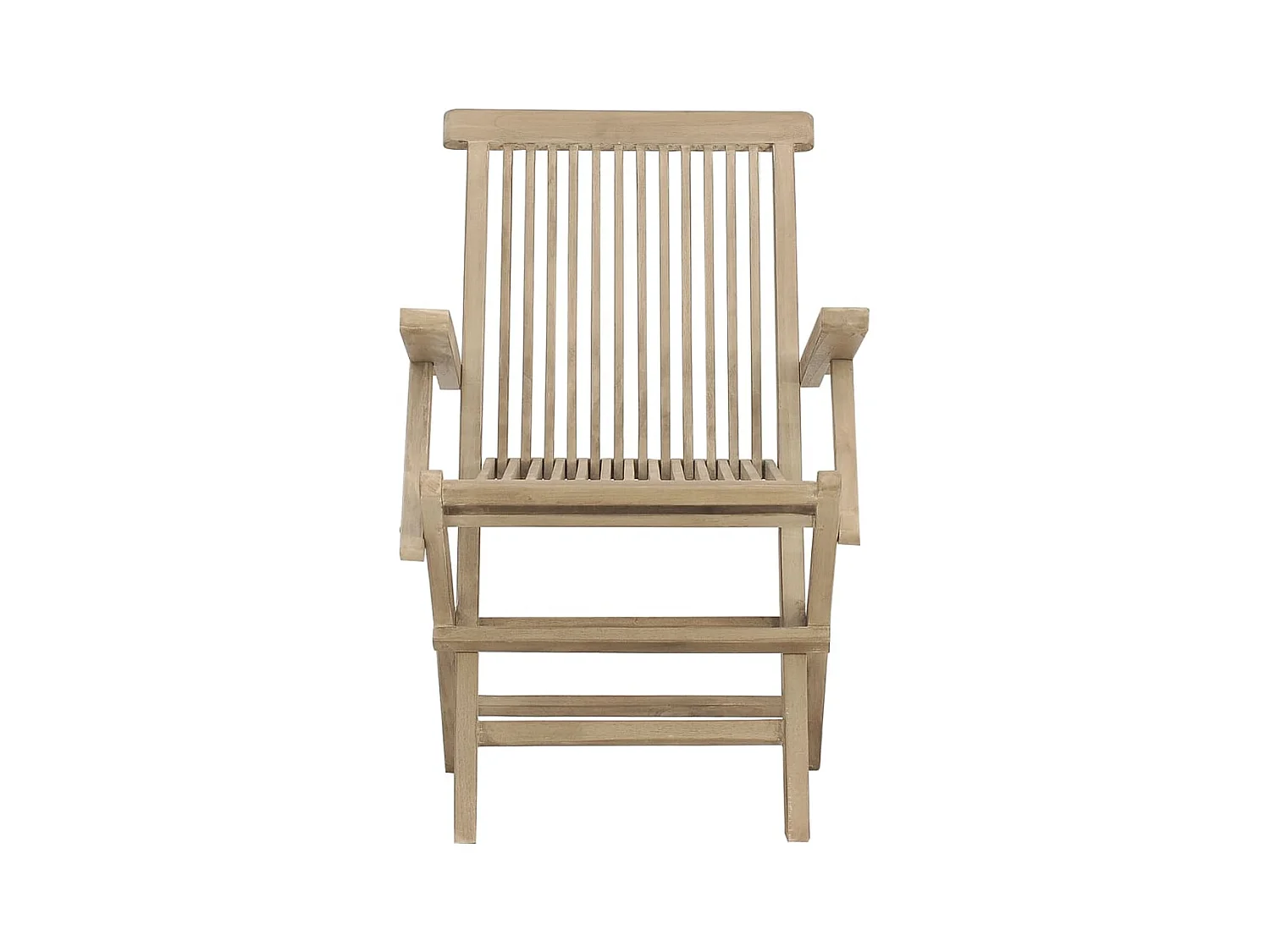 Juego de 2 sillas de jardín plegables gris 56x61x89cm madera de teca