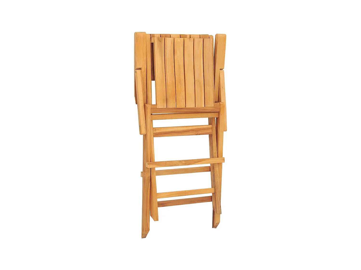 Opvouwbare tuinstoelen set van 6 55x61x90cm massief teakhout