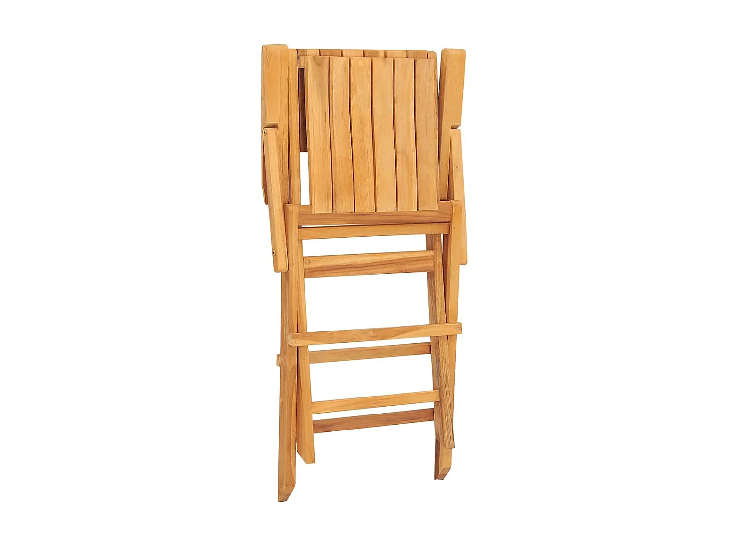 Opvouwbare tuinstoelen set van 6 55x61x90cm massief teakhout