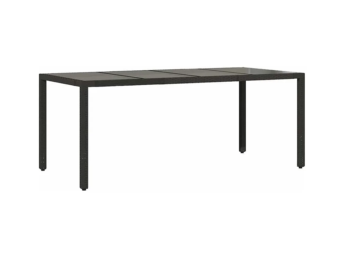 9-delige tuinset zwart