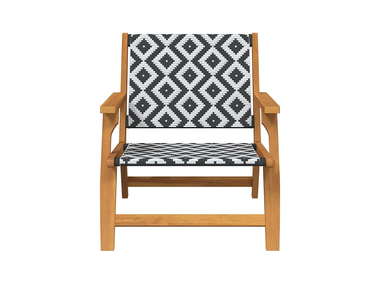 2-delige tuinmeubelset, wit, 67 x 78 x 73 cm