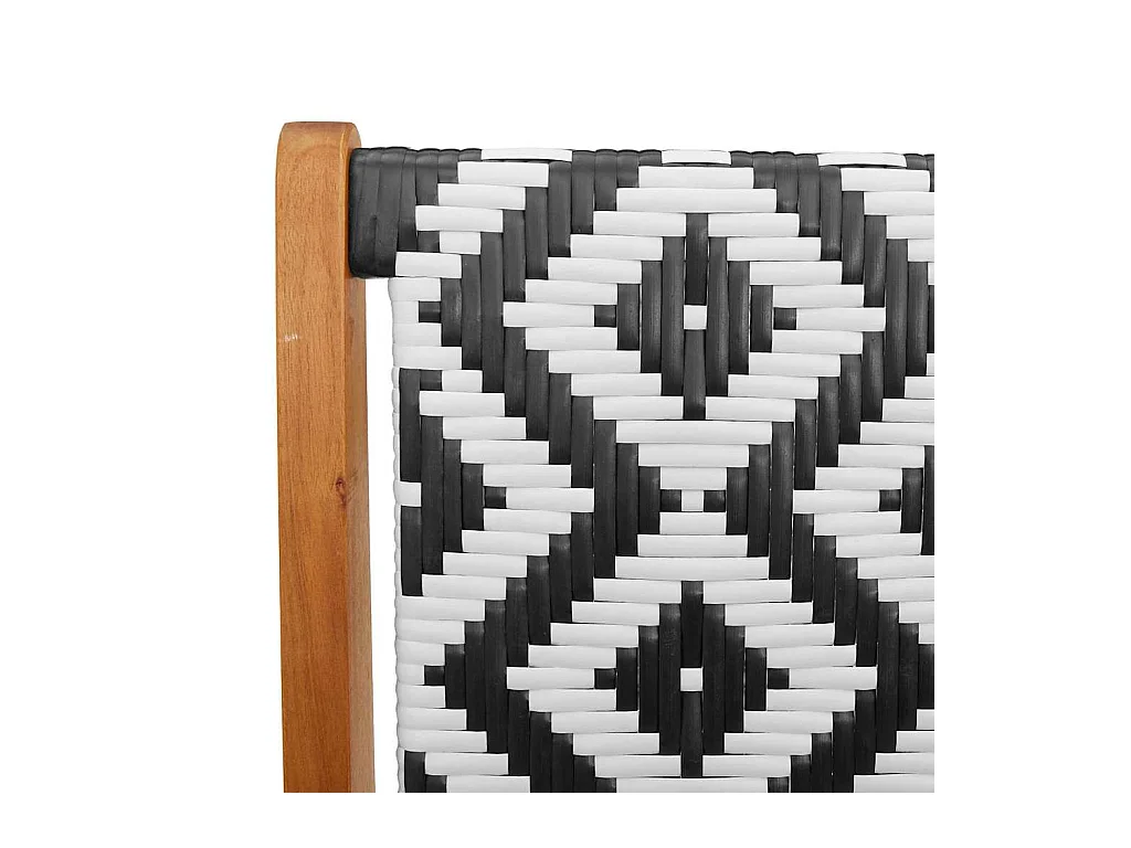 2-delige tuinmeubelset, wit, 67 x 78 x 73 cm