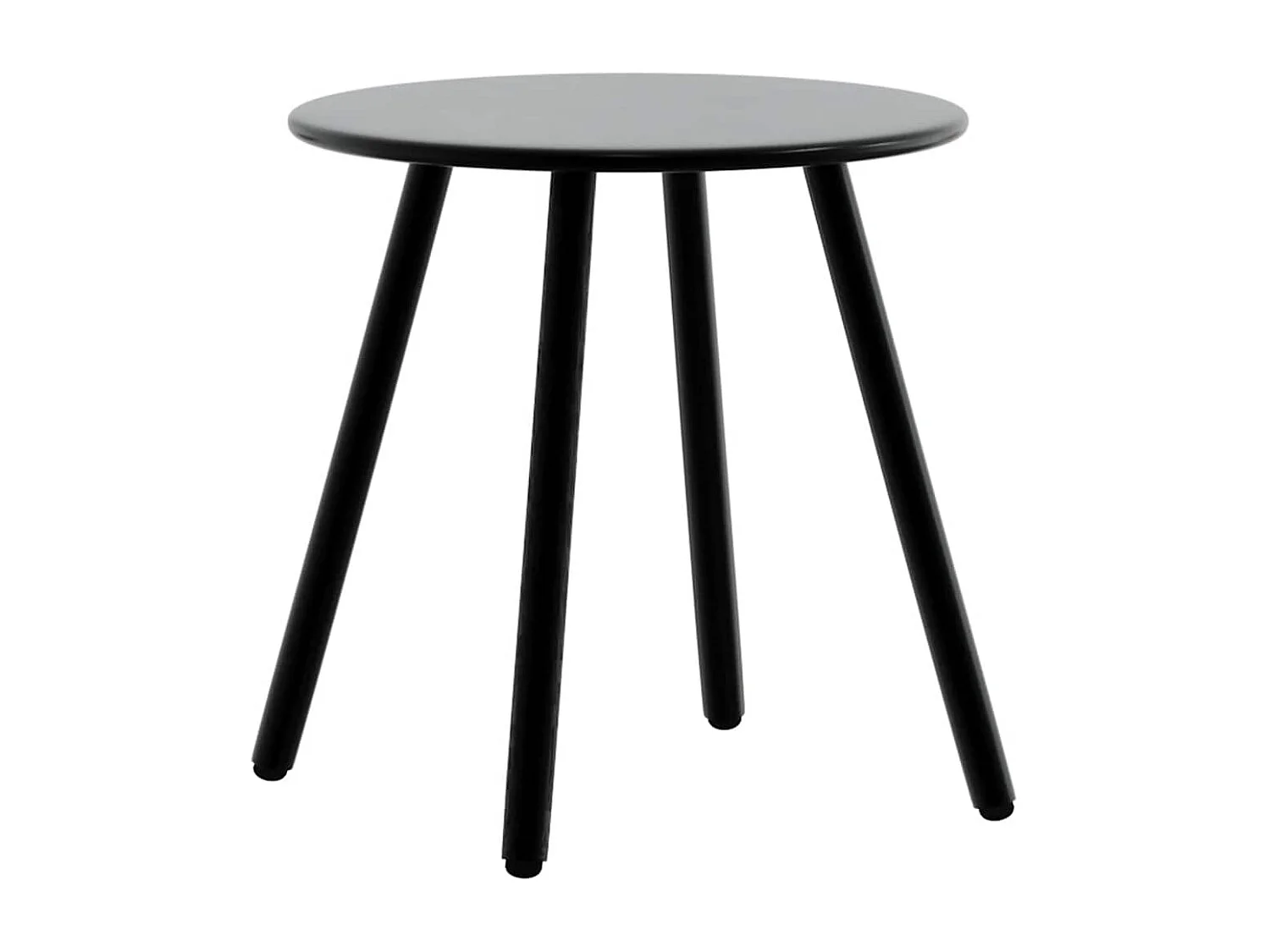 Lot de 3 Chaise de jardin noir et gris clair résine tressée