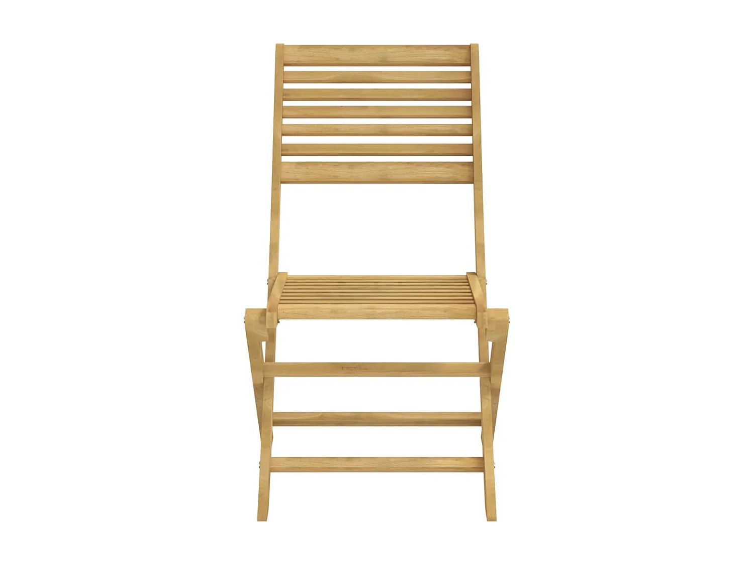 Chaises pliables de jardin lot de 4 bois massif d'acacia