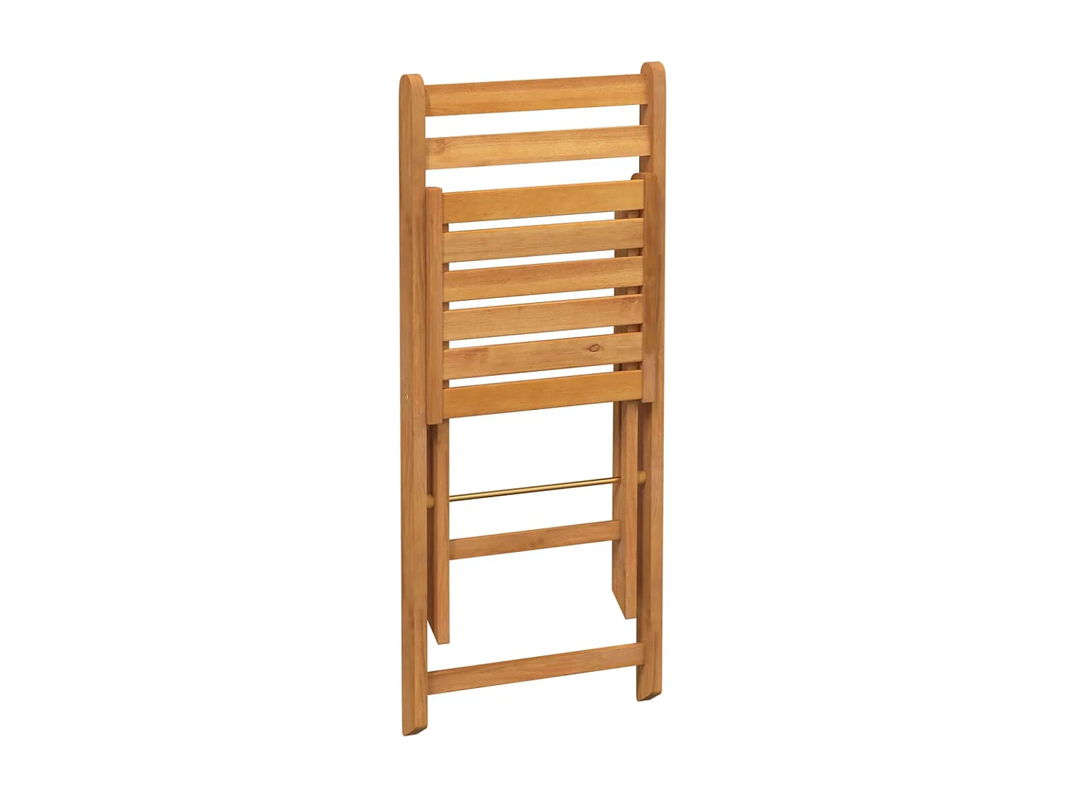 Juego de 6 sillas bistro plegables de madera maciza de acacia