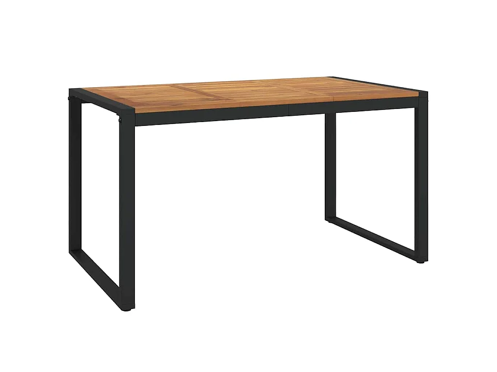 Ensemble de salle à manger pour jardin 5 pcs Gris, Bois