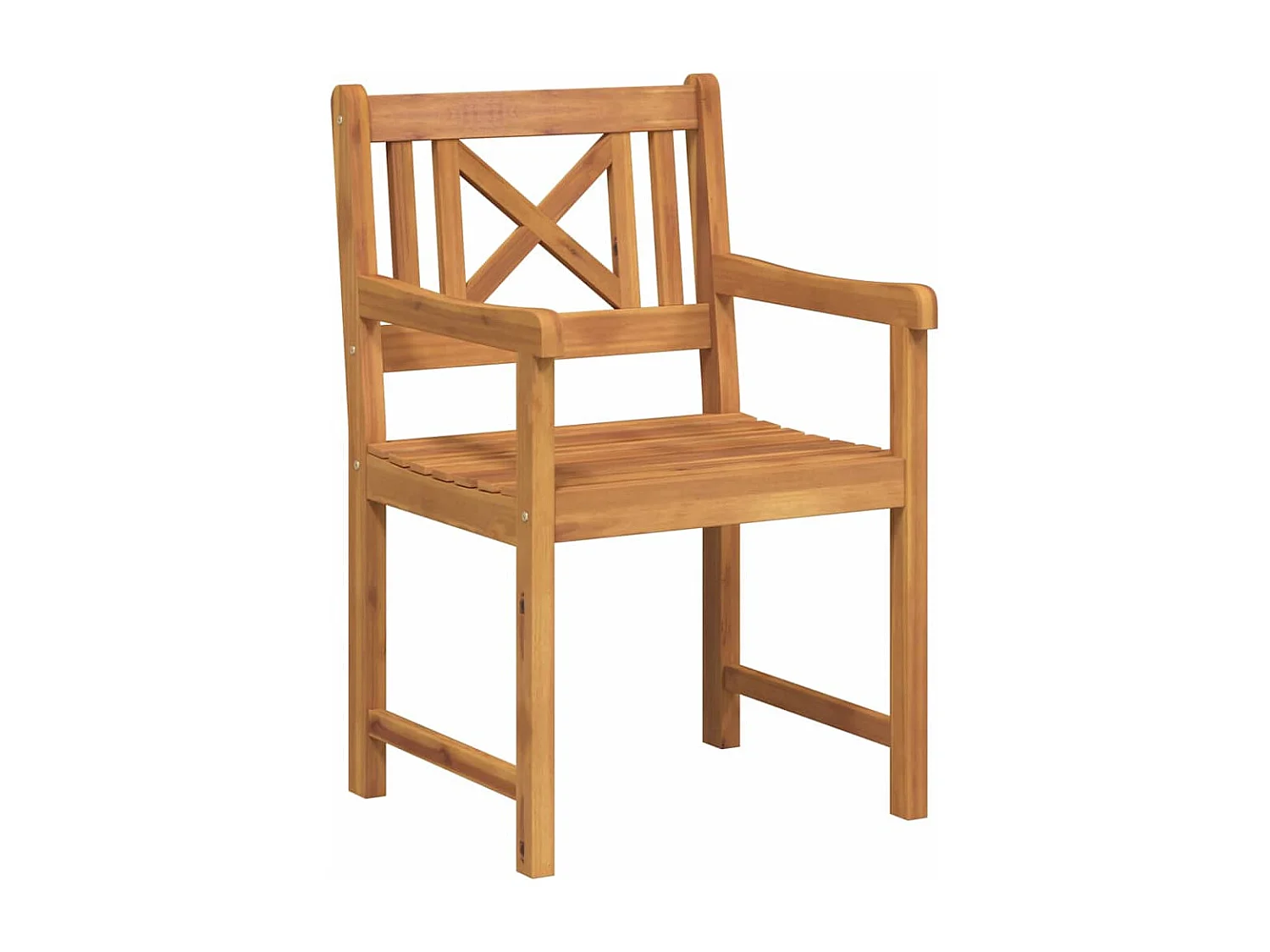 Silla de jardín 8 piezas Marrón 56 x 56 x 90 cm