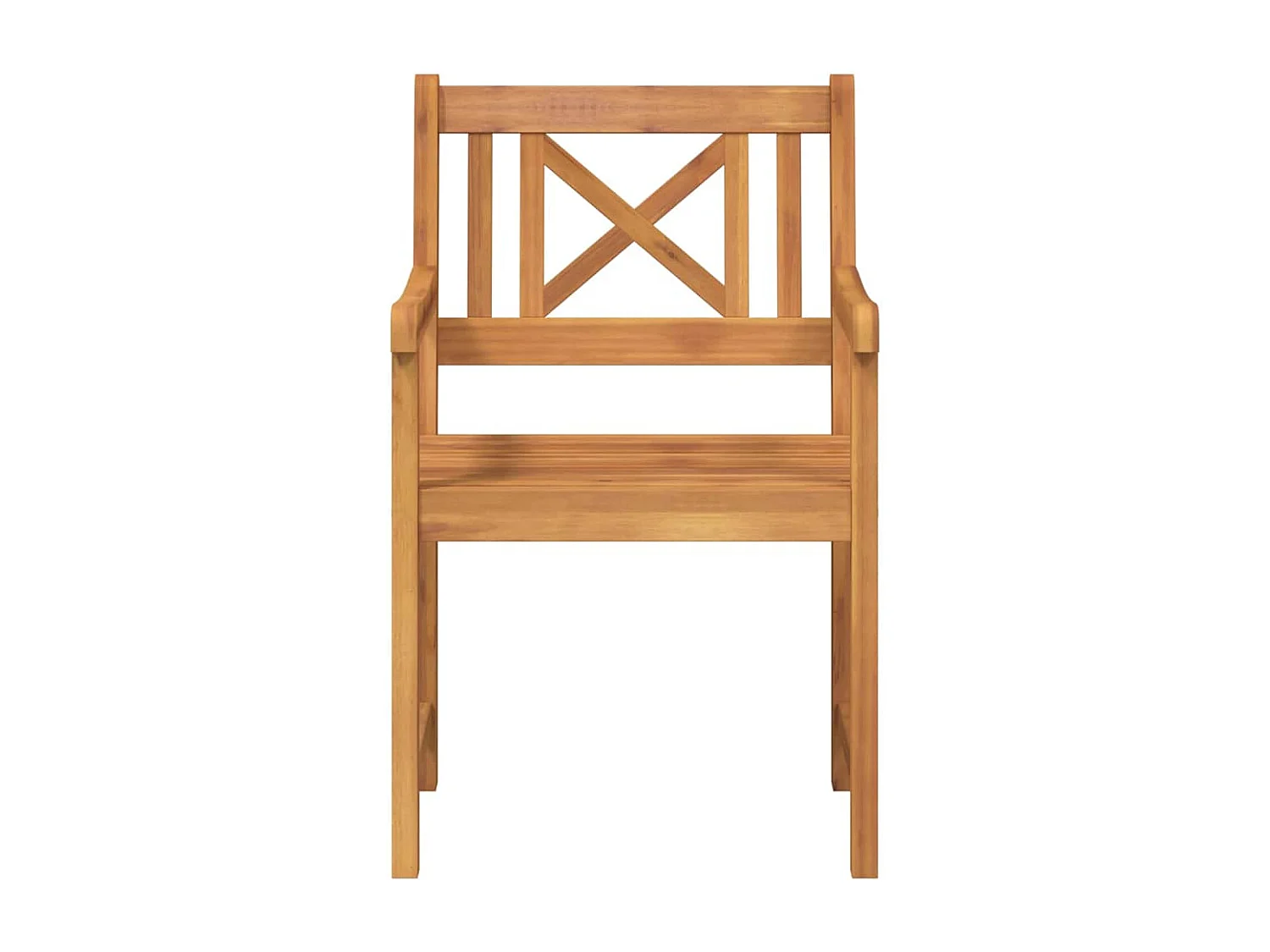 Silla de jardín 8 piezas Marrón 56 x 56 x 90 cm