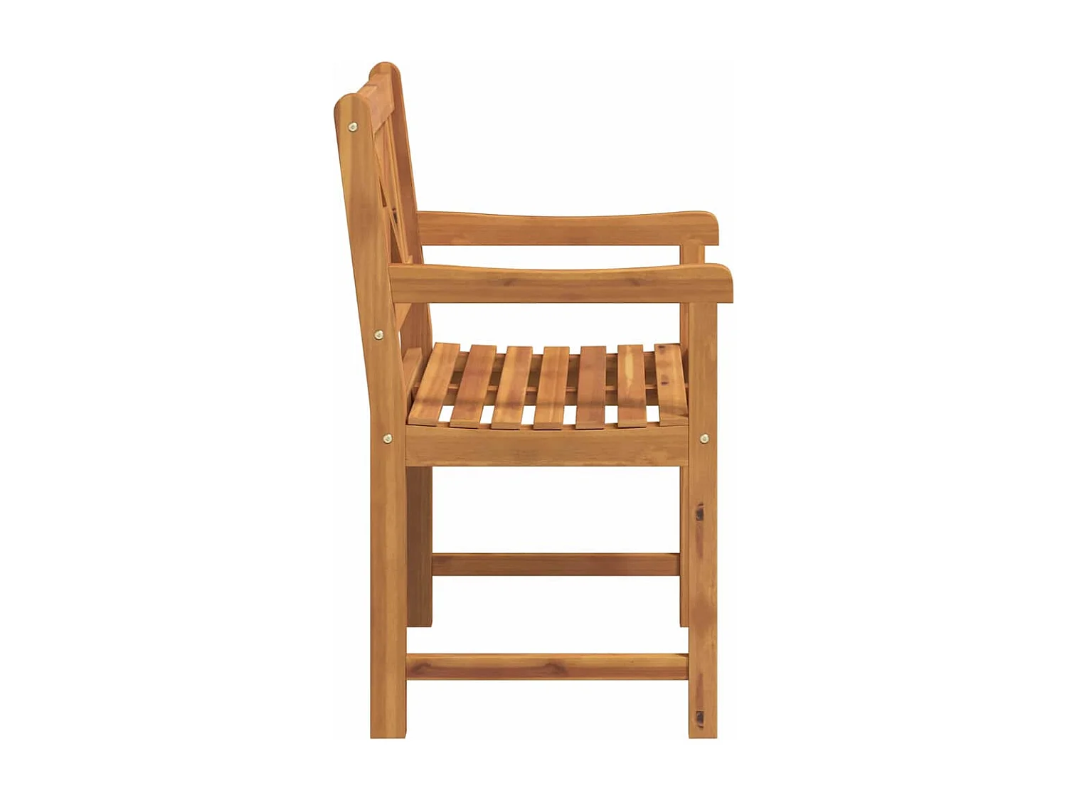 Silla de jardín 8 piezas Marrón 56 x 56 x 90 cm