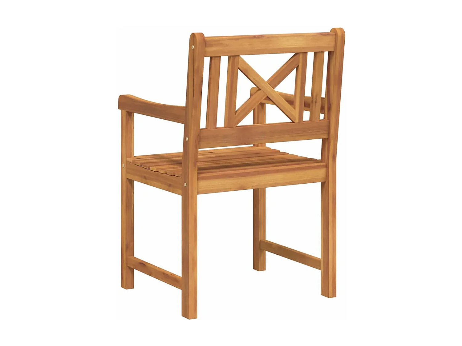 Silla de jardín 8 piezas Marrón 56 x 56 x 90 cm