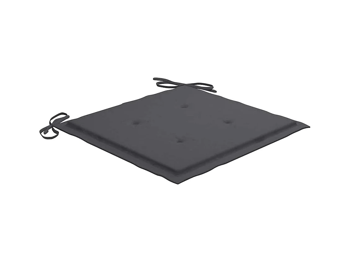 Juego de 6 sillas de comedor para exterior y cojines de acacia maciza