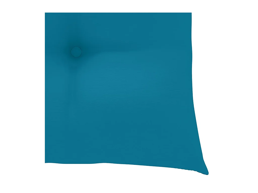 Juego de 3 sillas de jardín con cojines azul claro de teca maciza