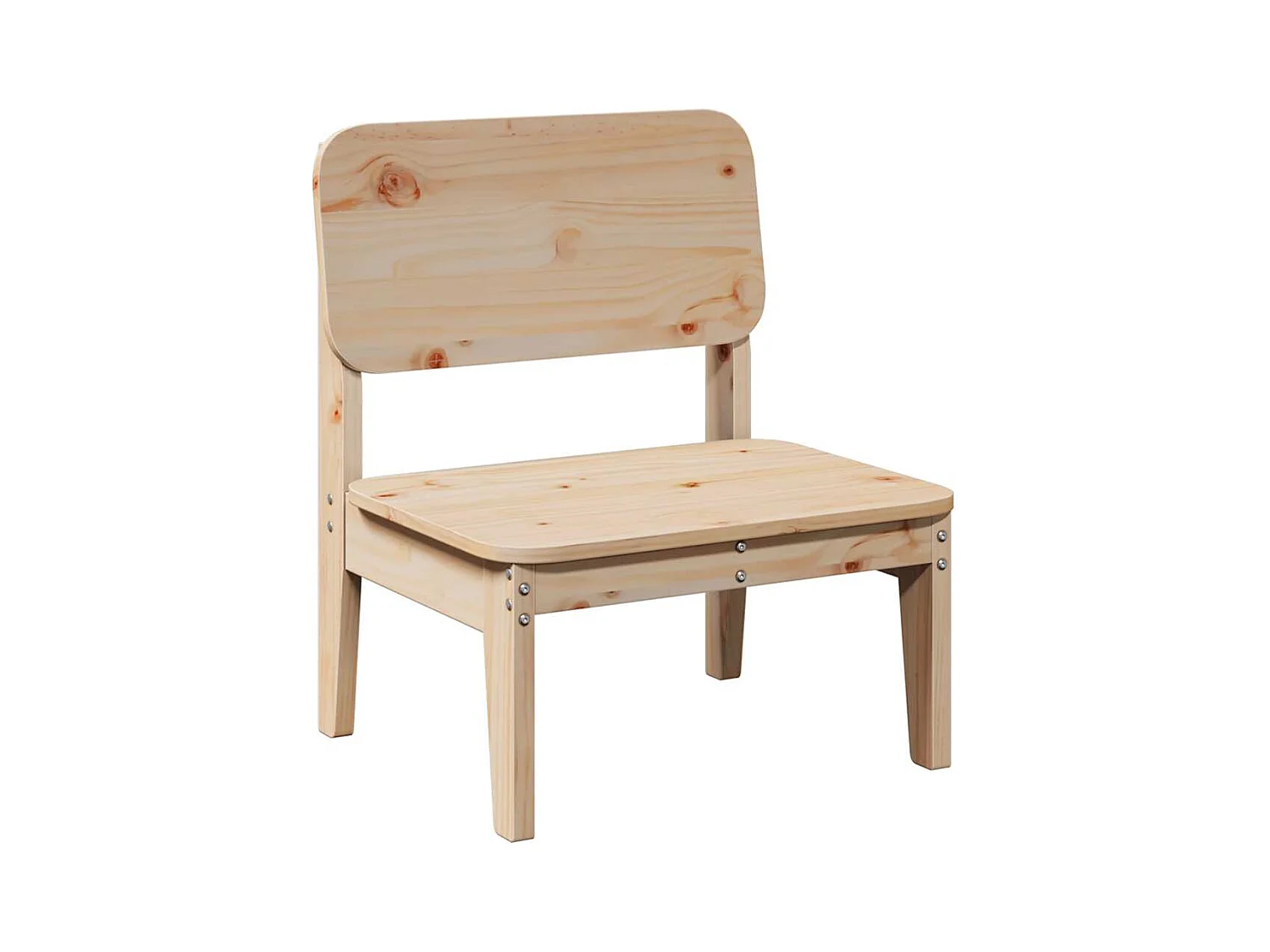 Tuinstoelen set van 2 60x52,5x72 cm massief grenenhout