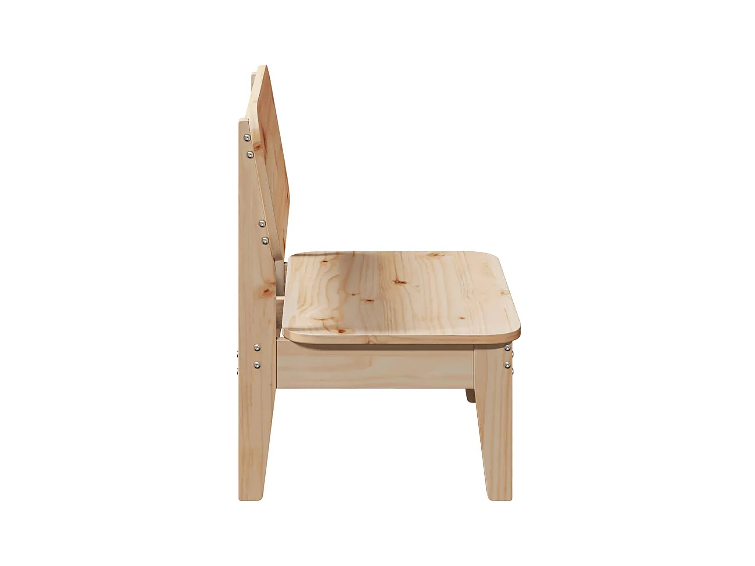 Tuinstoelen set van 2 60x52,5x72 cm massief grenenhout