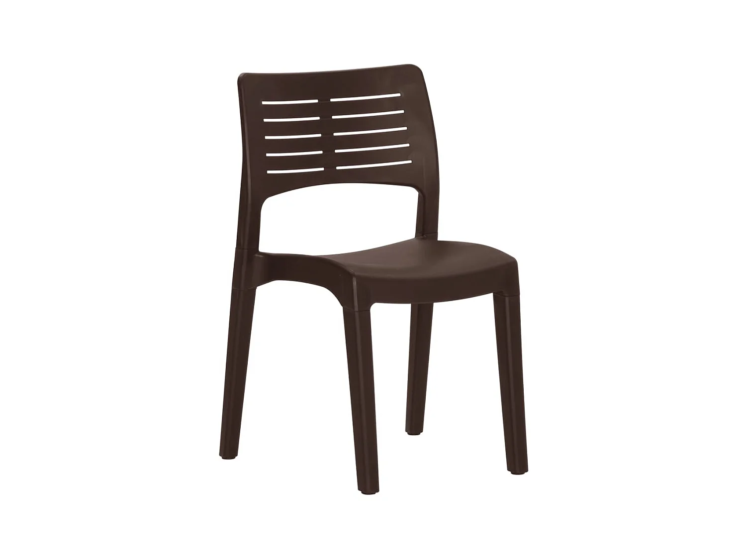 Set di 2 sedie da giardino in polipropilene Moka