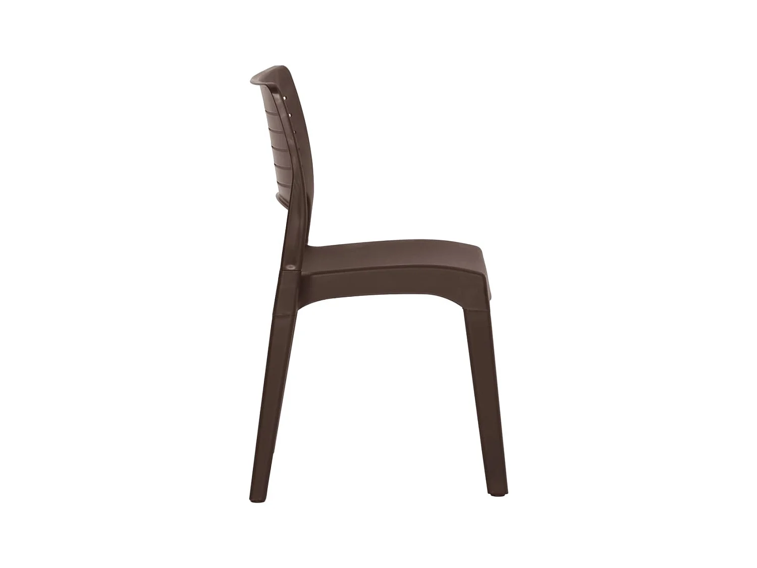 Set di 2 sedie da giardino in polipropilene Moka