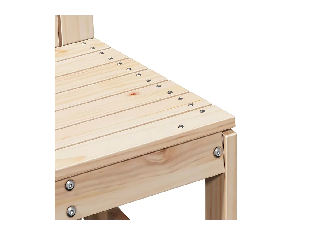 3-delige tuinmeubelset van massief grenenhout