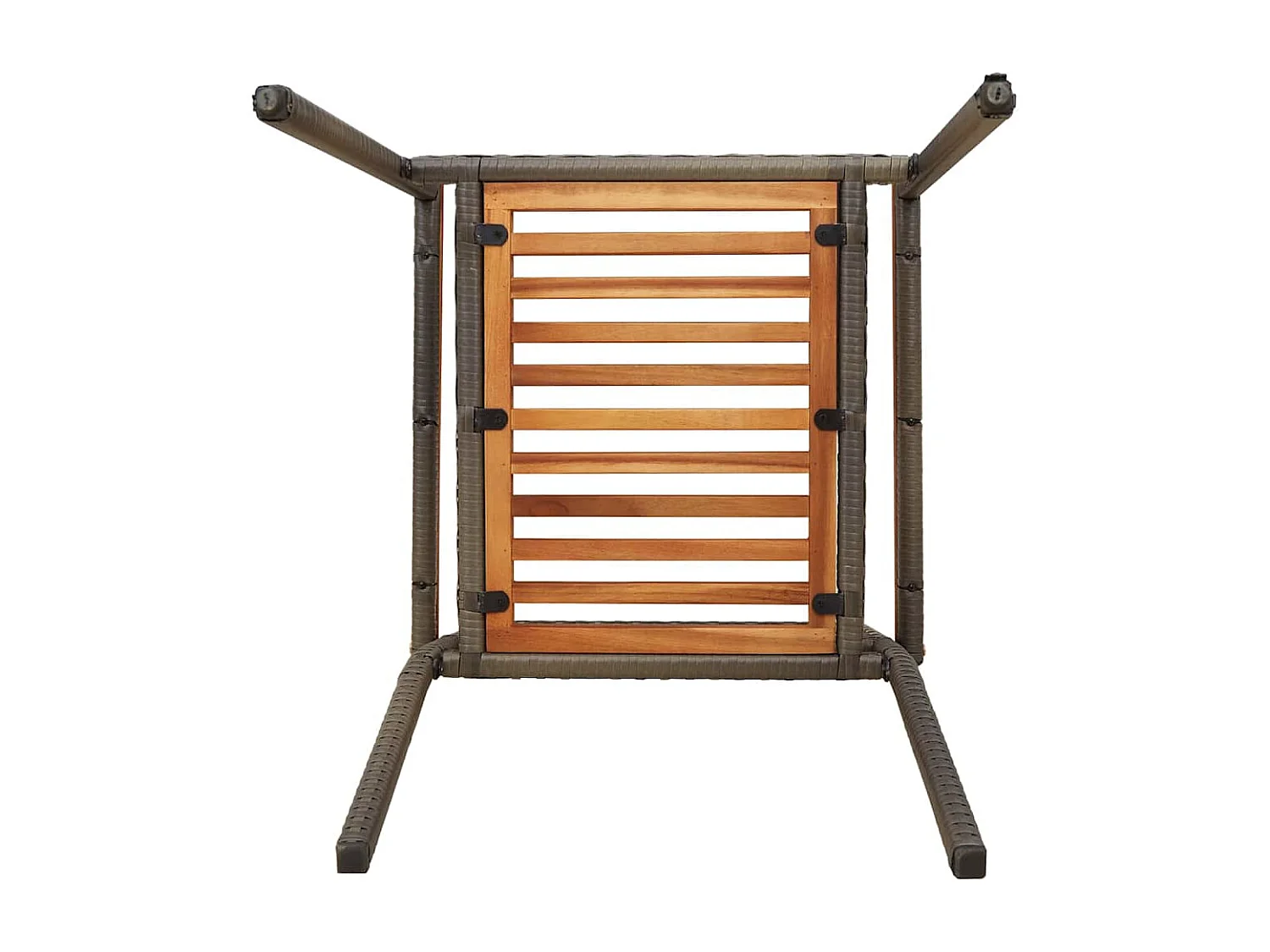 stuks stapelbare tuinstoelen bruin, grijs