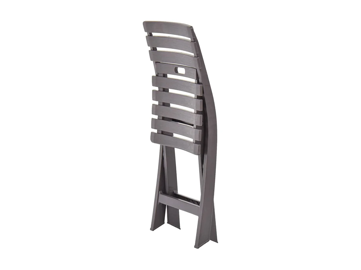Chaises de jardin pliables lot de 2 Plastique Mocha