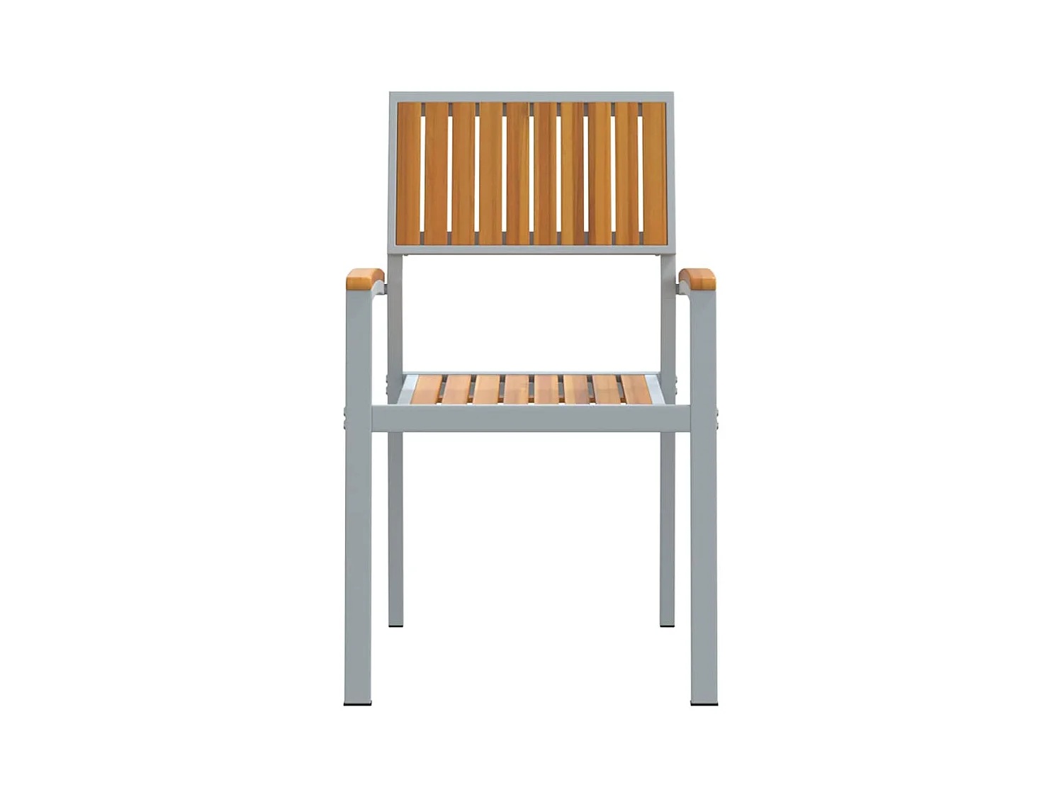 Sedia da giardino 2 pezzi Marrone 56 x 57 x 87 cm