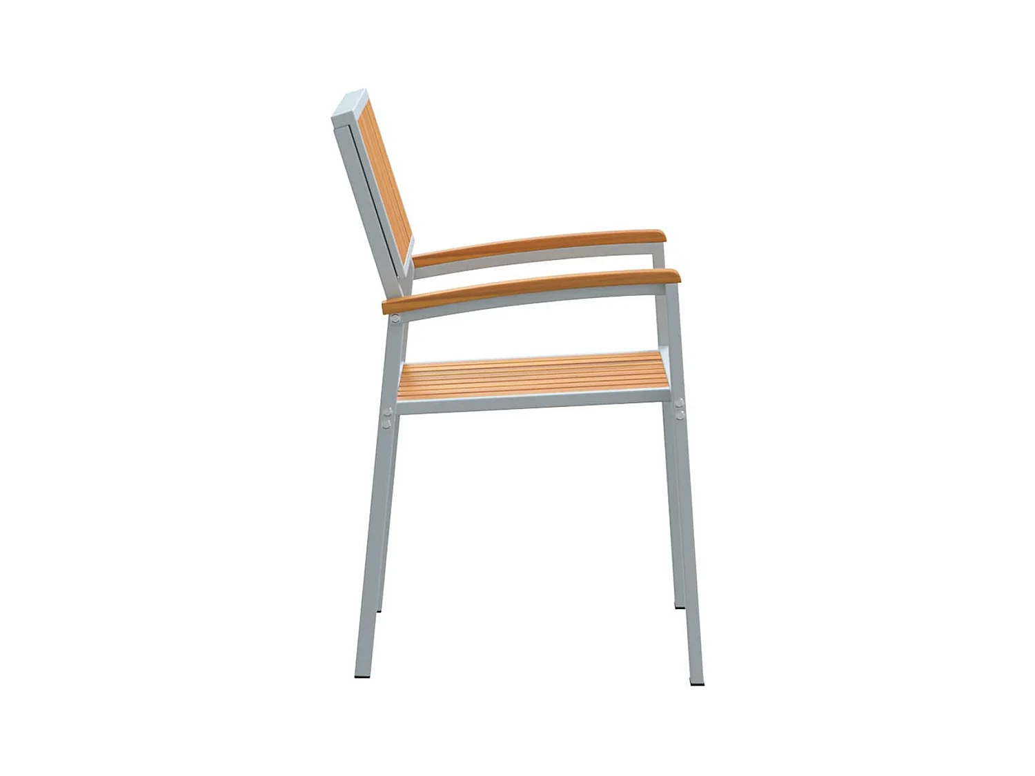 Sedia da giardino 2 pezzi Marrone 56 x 57 x 87 cm