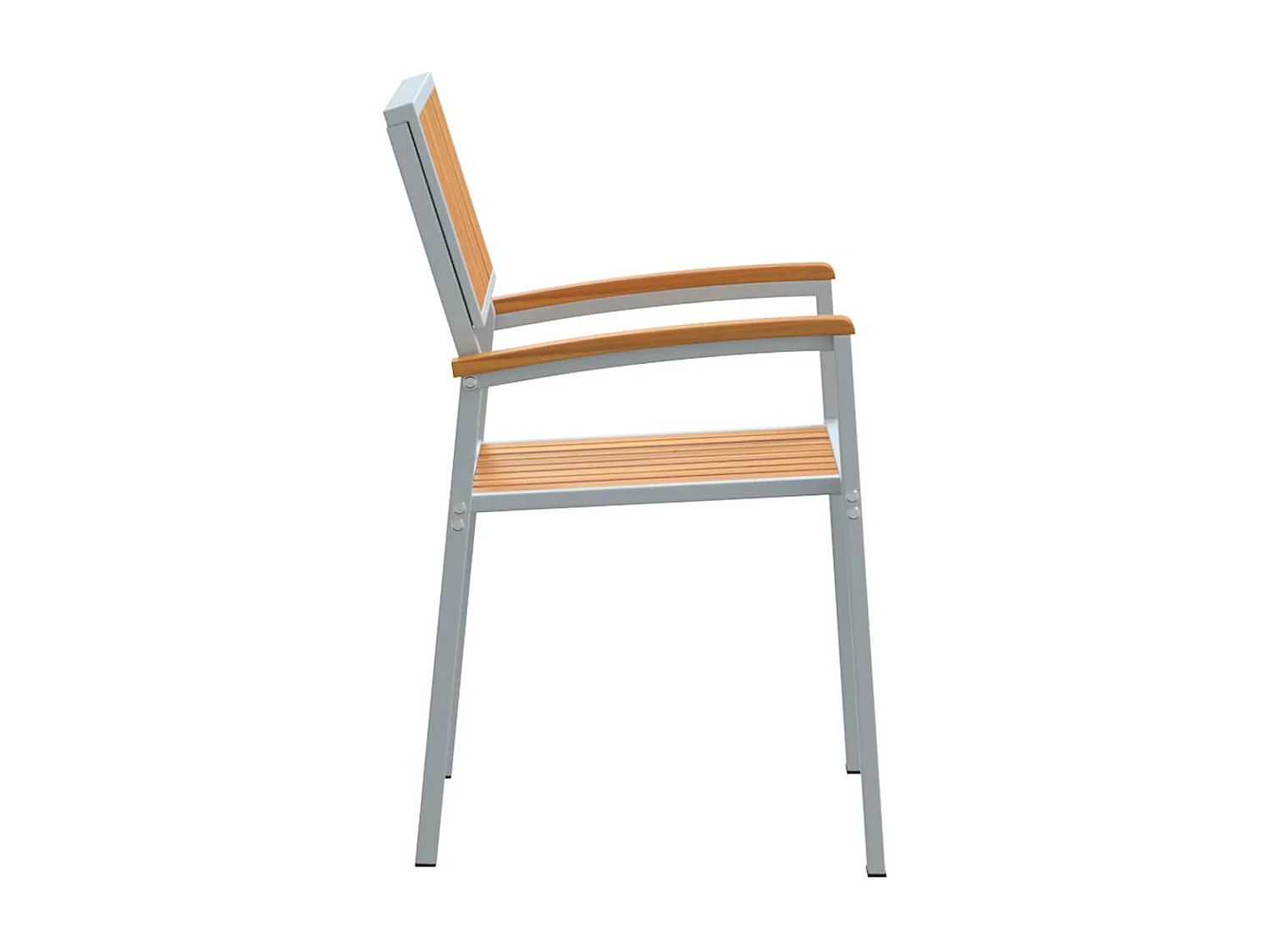 Chaise de jardin 2 pcs Marron 56 x 57 x 87 cm