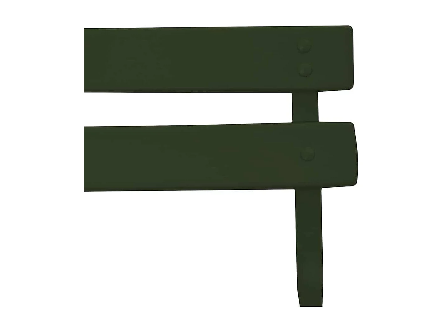 Chaise de jardin pliante Pliant 2 pcs Vert 42 x 46 x 82cm Acier