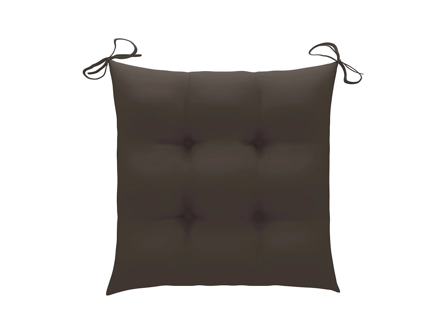 Tuinstoelen met taupe kussens set van 6 massief teakhout