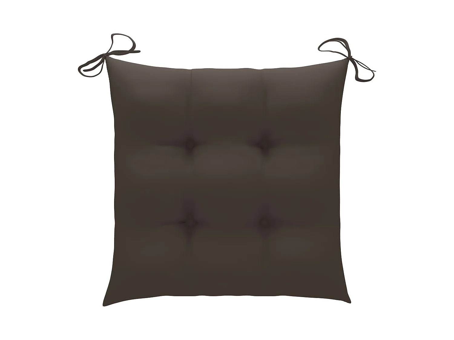 Tuinstoelen met taupe kussens set van 6 massief teakhout