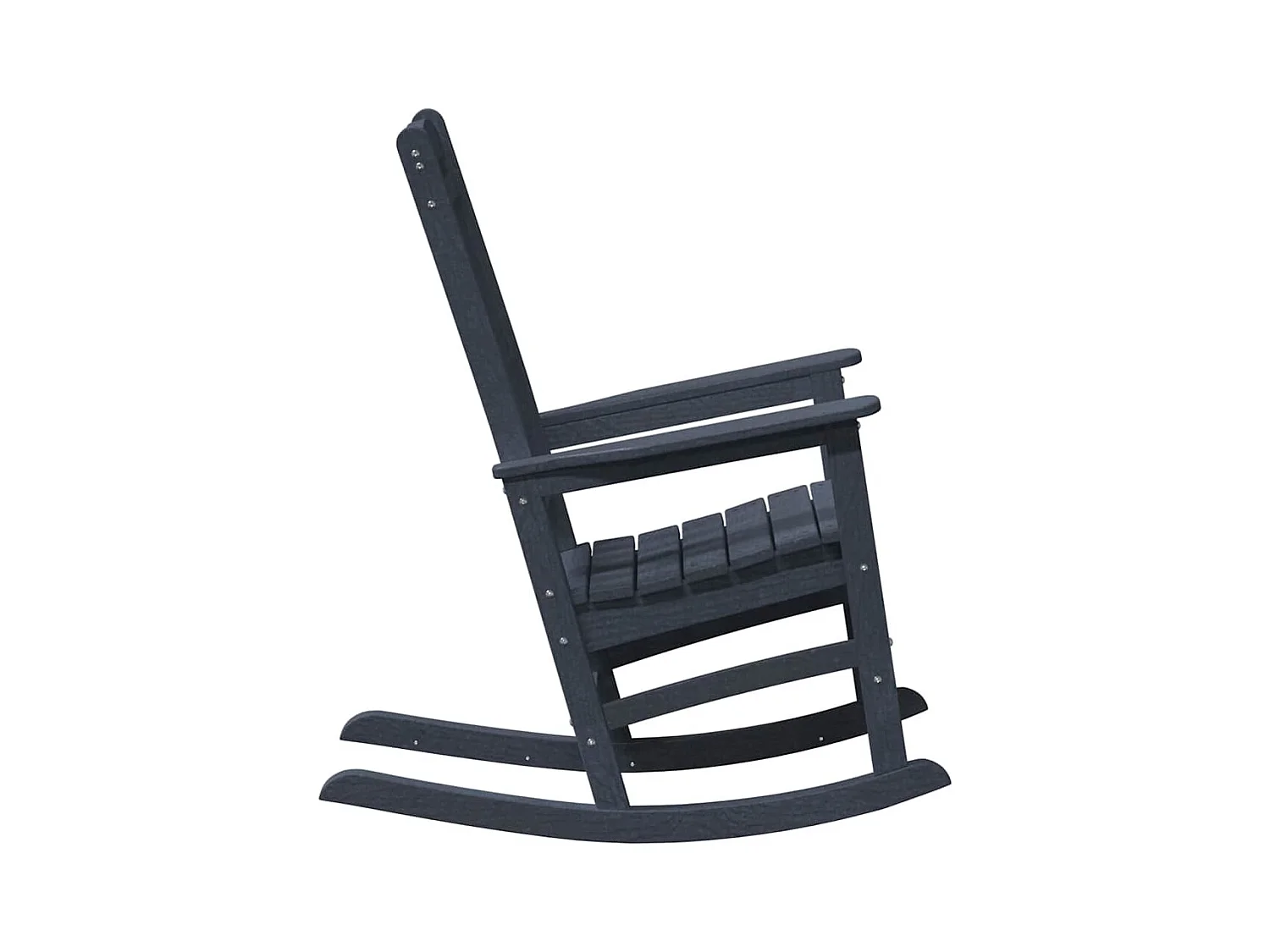 Marineblauwe tuinschommelstoel 70 x 92 x 108 cm