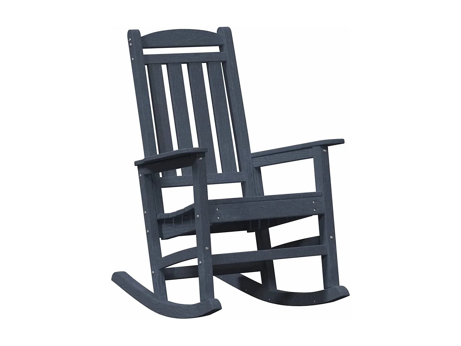 Chaise Berçante de Jardin Bleu marine 70 x 92 x 108 cm