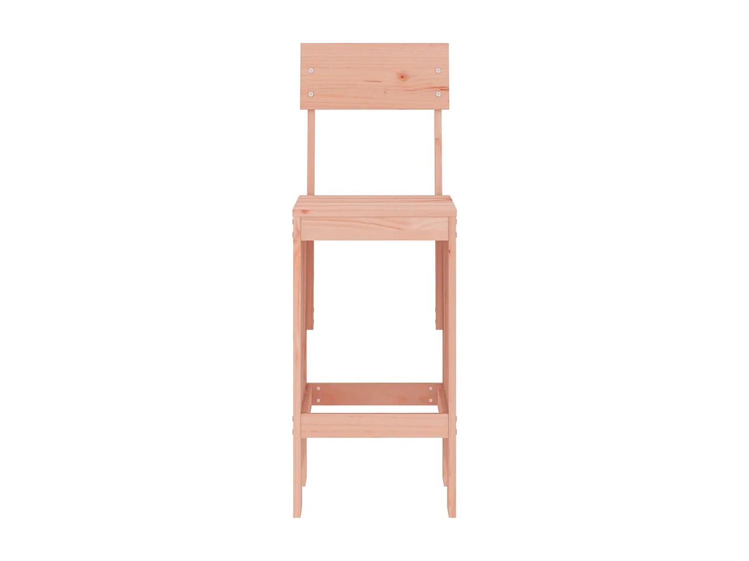 Tabourets de bar lot de 2 40x48,5x115,5 cm bois massif douglas