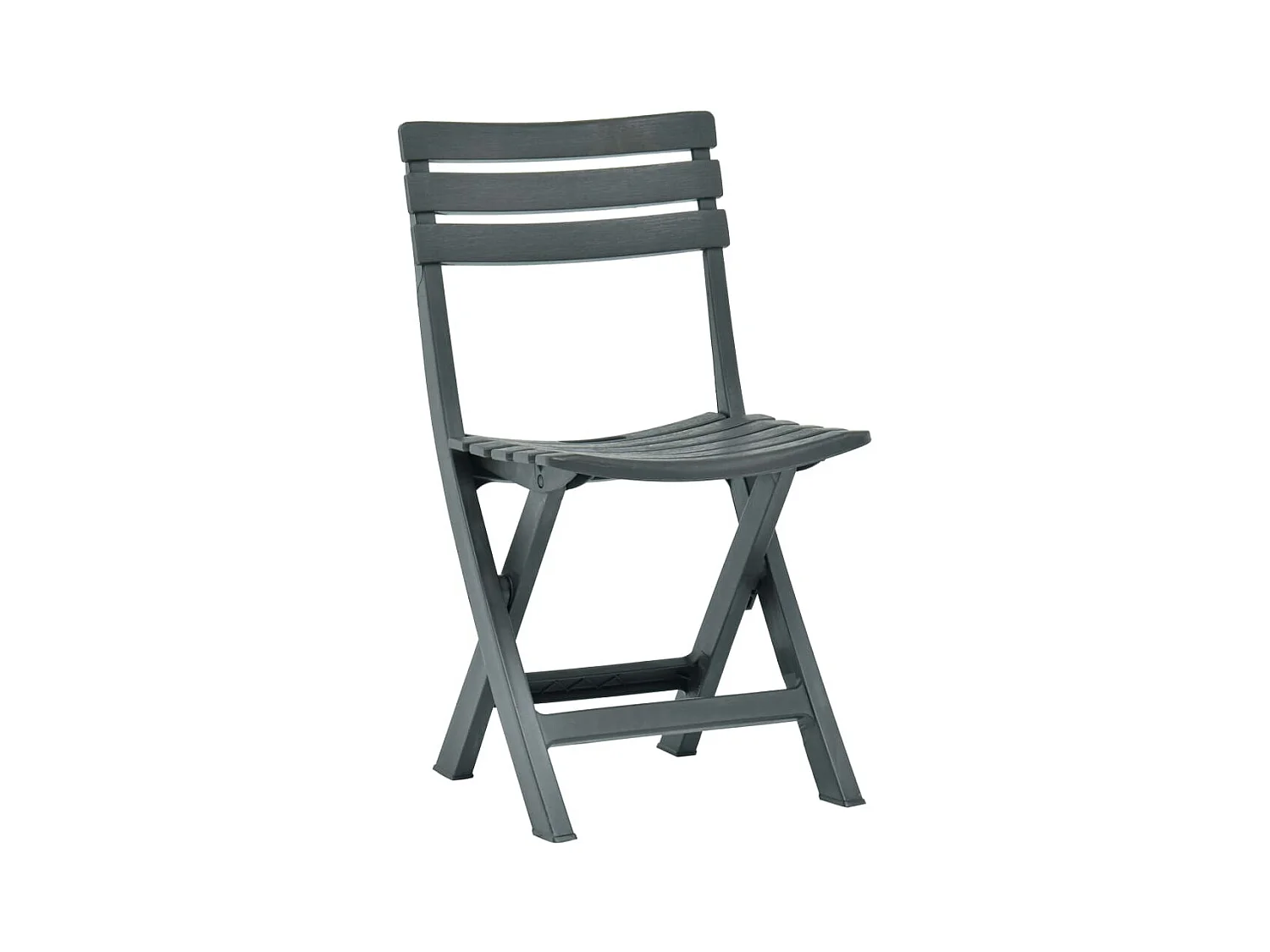 sedie da giardino pieghevoli in plastica verde