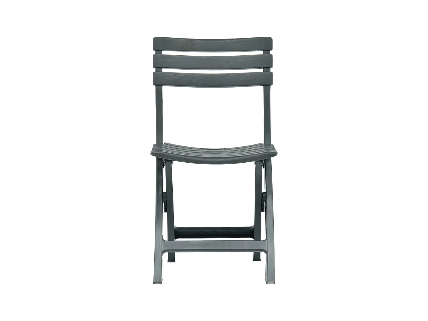 sedie da giardino pieghevoli in plastica verde