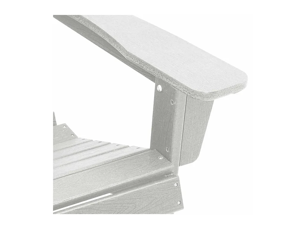 Mobilier de jardin lounge 3 pcs Blanc 38 x 38 x 46 cm