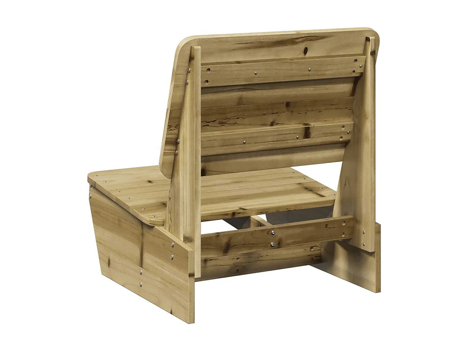 Tuinstoelen set van 2 60x64x70,5 cm geïmpregneerd grenenhout