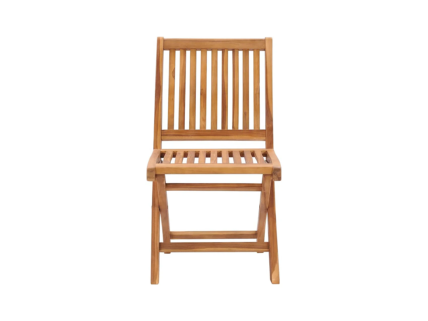 Opvouwbare tuinstoelen met kussens set van 4 massief teakhout