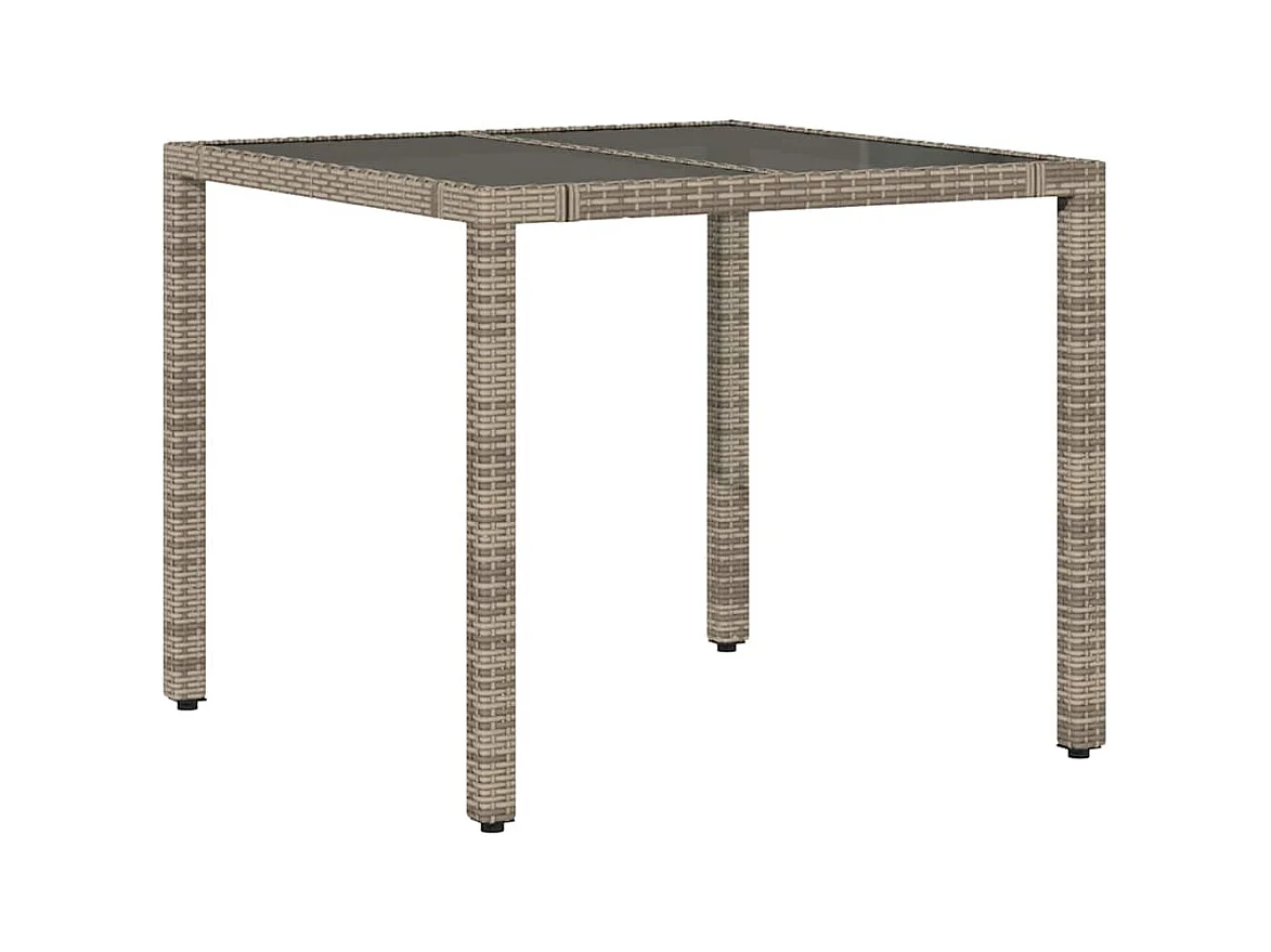 5-delige tuinset, grijs