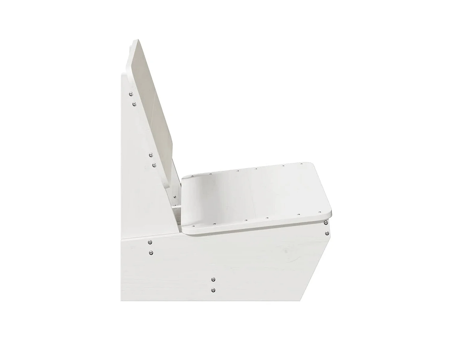 Chaises de jardin lot de 2 blanc 60x64x70,5 cm bois massif pin